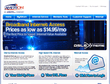 Tablet Screenshot of amerion.net
